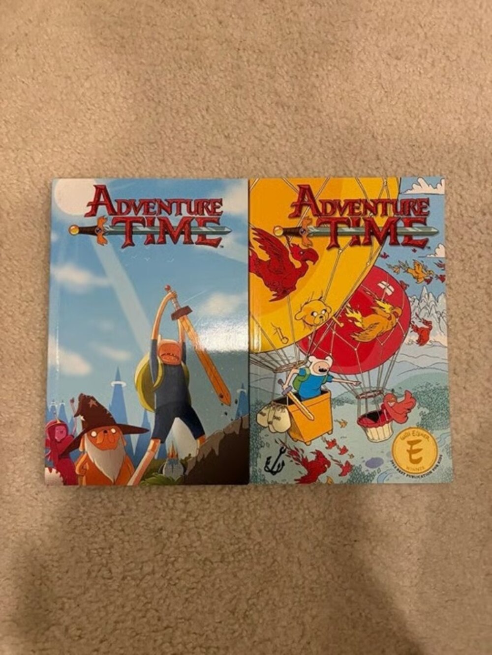 Adventure Time Comic Books Graphic Novel Lot of 2 Finn Jake Cartoon Network Rare